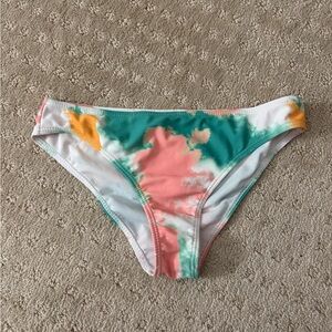 women's tie dye bikini bottoms